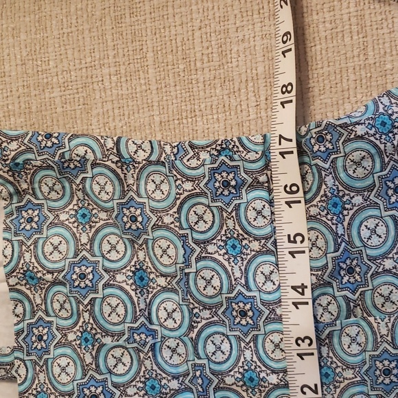 Ann Taylor Loft Top Sz 12 & Bermuda White Shorts Sz 14 Banana** - Picture 9 of 10